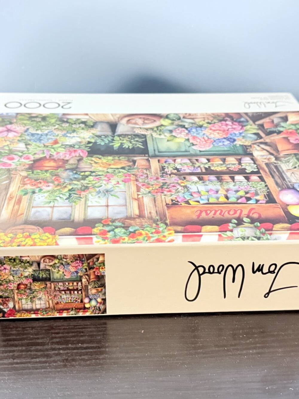 Buffalo Games--Tom Wood "The Flower Shop" 2000pc Jigsaw Puzzle--Used - Picture 5 of 7